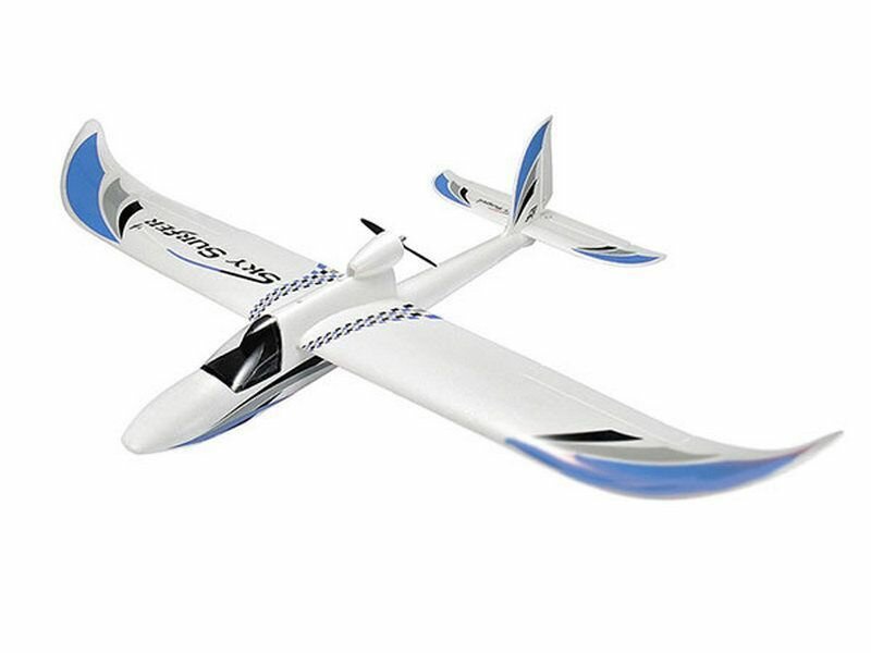 TOP RC Радиоуправляемый планер Top RC SKY SURFER 1400мм синий 2.4G RTF - TOP068C