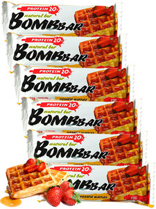 Фото Протеиновый батончик Bombbar Protein Bar 7 x 60 г, Венские вафли