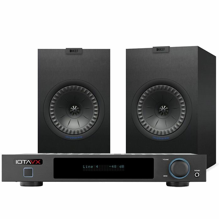 C полочной акустикой IOTAVX NP3 + KEF Q350 Satin Black