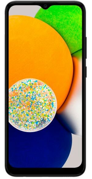Смартфон Samsung SM-A035F Galaxy A03 64Gb 4Gb черный моноблок 3G 4G 6.5 720x1600 Android 10 48Mpix 802.11 b/g/n/ac NFC GPS GSM900/1800 GSM1900 TouchSc