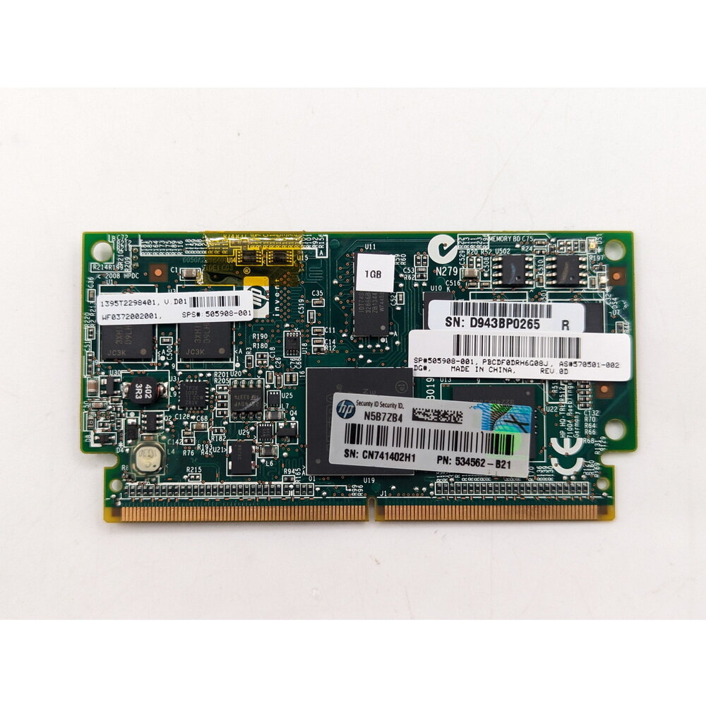 Модуль памяти 505908-001, 534562-B21, 570501-002, HP Smart Array P212, P410, P410i, P411, P812, 1 Гб