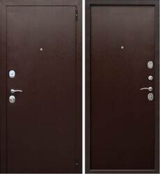 Дверь металлическая Гарда 7см Медный Антик мет/мет 860R - фотография № 1