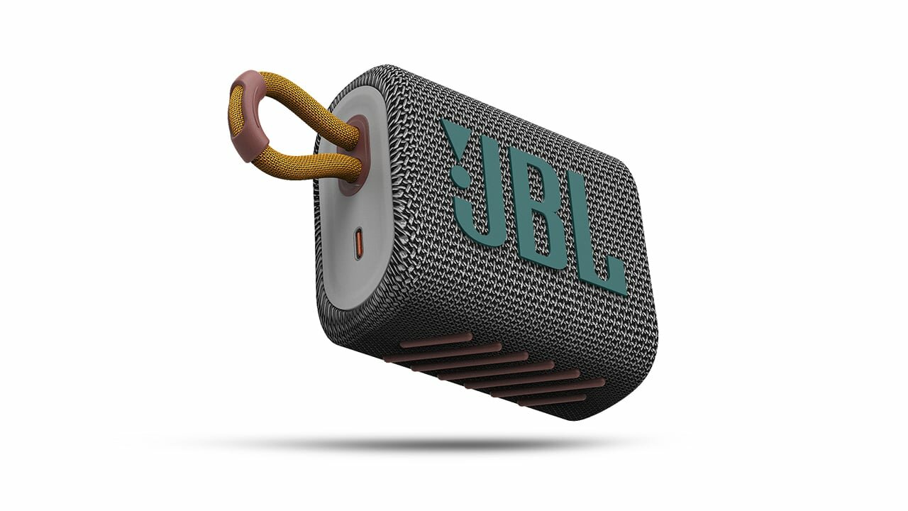 JBL Портативная акустика JBL GO 3 серый (JBLGO3GRY)