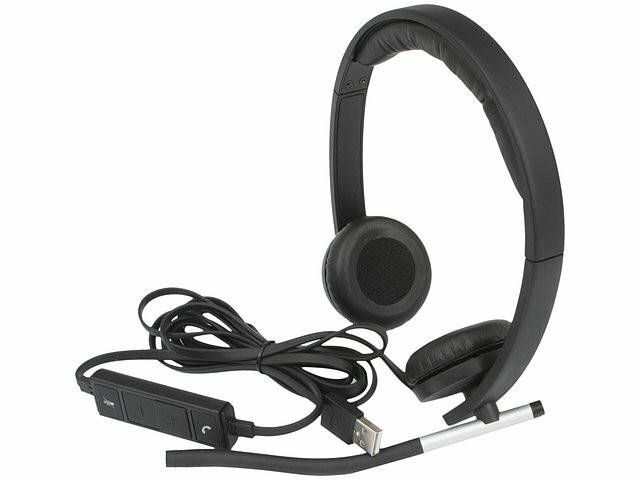 Гарнитура Logitech Гарнитура Logitech H650e Headset Stereo, с регулятором громкости (USB)