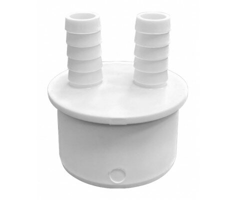 фото Адаптер для подключения слива с двумя отводами вход 14/14мм, выход 50мм А-1452 Орио