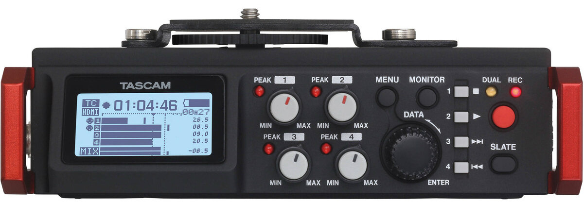 Tascam DR-701D 6-канальный портативный аудиорекордер для DSLR камер