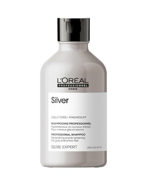 L'Oreal Professionnel Serie Expert Silver Шампунь для нейтрализации желтизны осветленных и седых волос 300 мл