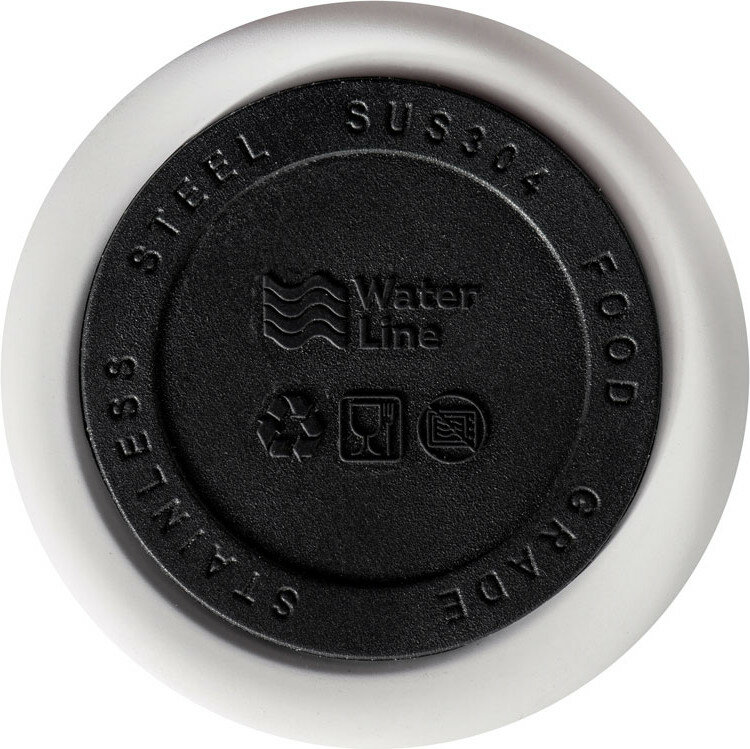 Вакуумная термокружка Waterline c кнопкой Guard белый - фотография № 8