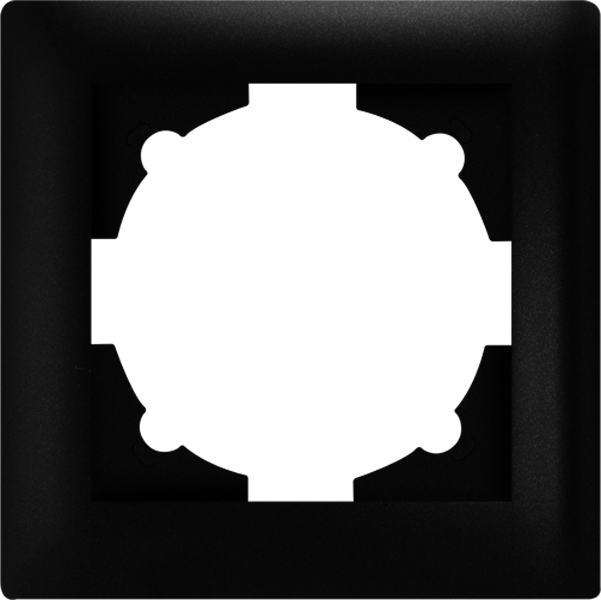 фото Рамка СП EKF Милан 1-мест., черная