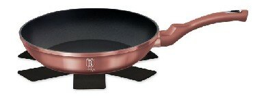 Сковорода BERLINGER HAUS BH-6025 I-Rose Edition 28 см, розовый