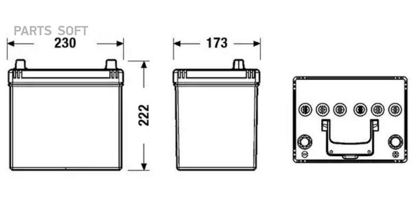 EXIDE EL605 Аккумулятор