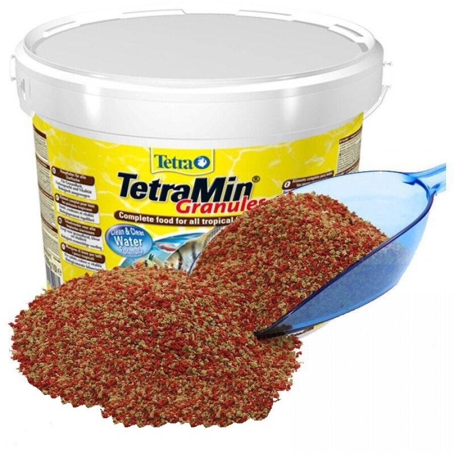 TetraMin Granules 100 гр. Корм для всех видов рыб гранулы - фотография № 2