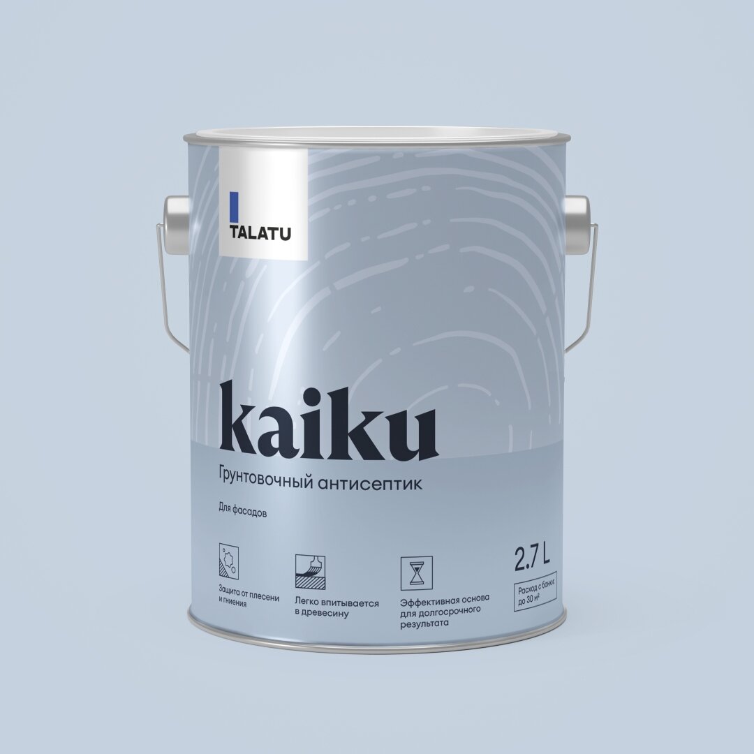 фото Грунтовка антисептирующая TALATU KAIKU 2,7 л