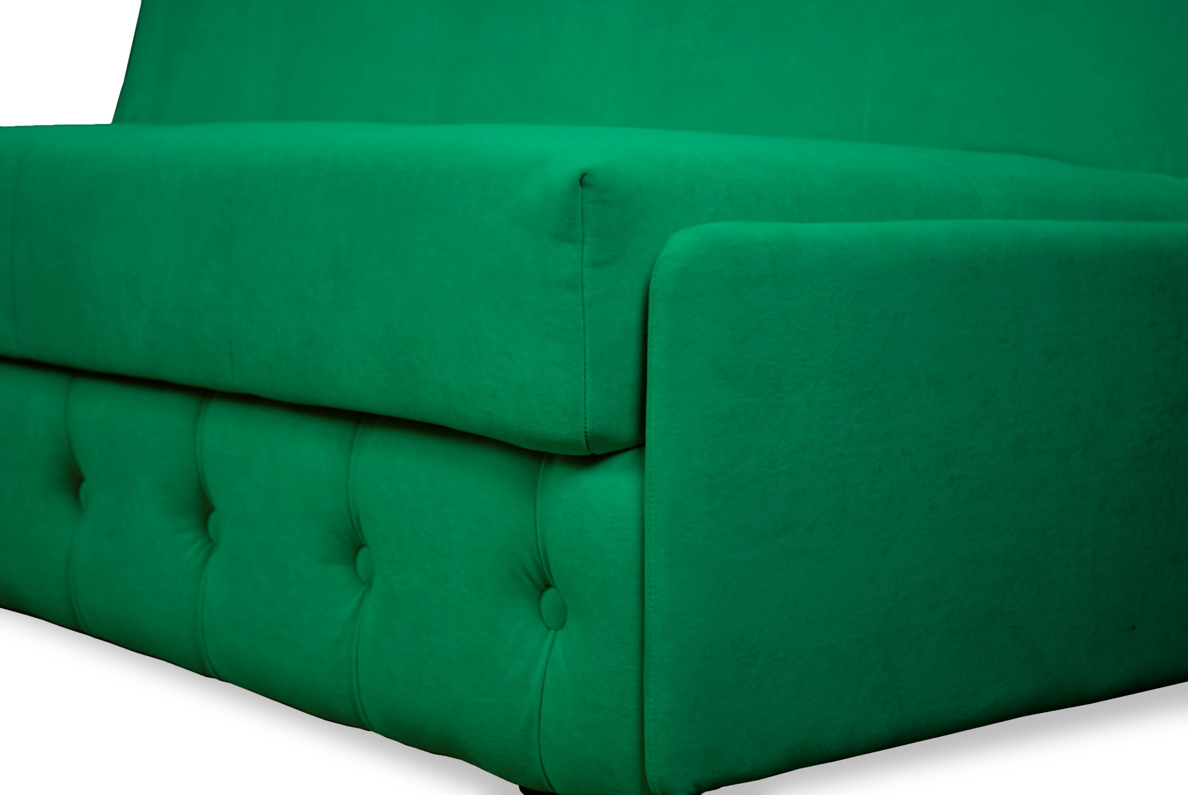 Диван раскладной Аккорд (140) цвет зеленый МФ Валерия - фотография № 4
