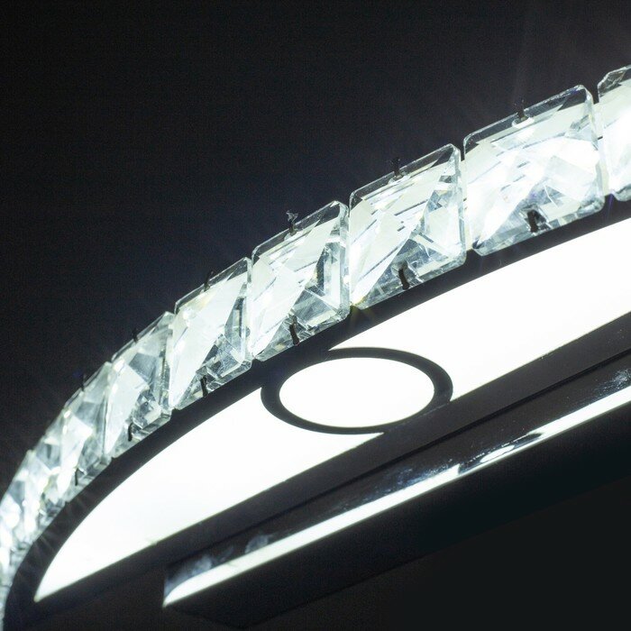 Подсветка для картин и зеркал BayerLux Светильник-подсветка "Кристалл" LED 10Вт 6000K хром 44x6 см - фотография № 7