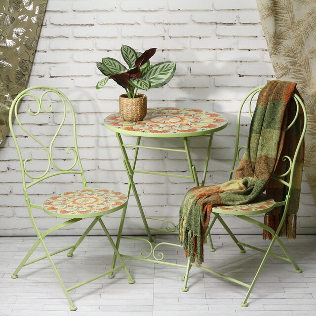 Kaemingk Комплект садовой мебели Бернардо: 1 стол + 2 стула *