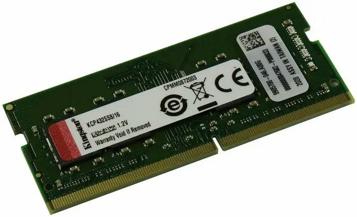 Оперативная память Kingston DDR4 16Gb 3200Mhz KCP432SS8/16