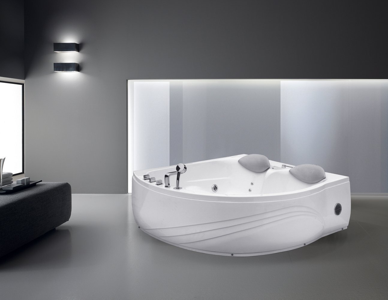 Акриловая ванна Black&White Galaxy GB 5005 160x175