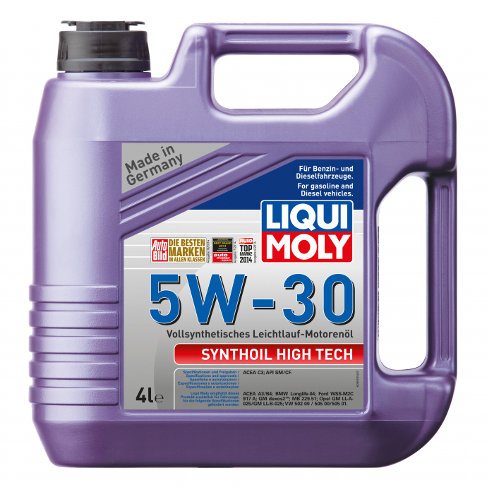 Замена 9076 Масло Моторное Синт. Synthoil High Tech 5w-30 4л 20958 Liqui moly арт. 20958