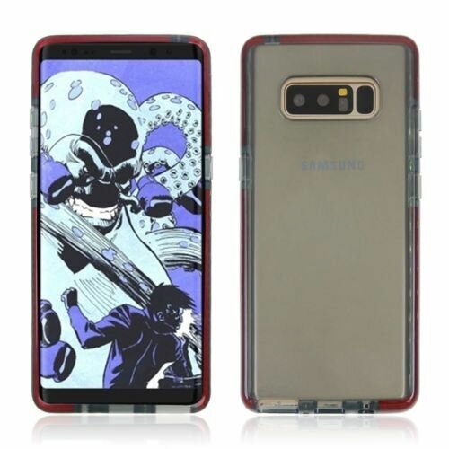 Противоударный чехол для Samsung Galaxy Note 8, G-Net Impact Clear Case, бордовый