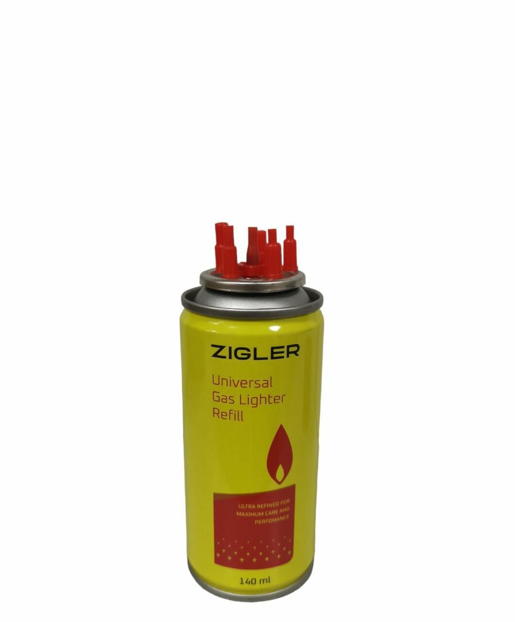 Газ для заправки зажигалок ZIGLER 140 мл в комплекте с переходниками 5шт - фотография № 4