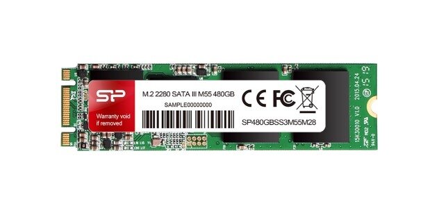 SSD накопитель M.2 SILICON_POWER M55 480GB (SP480GBSS3M55M28)