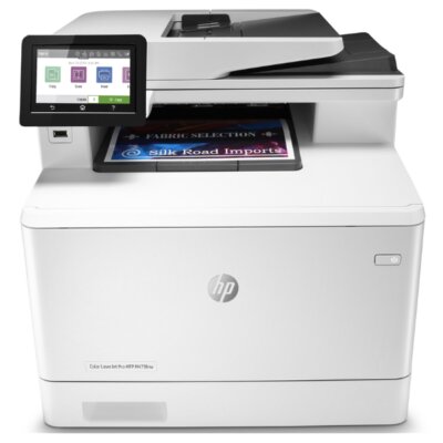  HP Color LaserJet Pro MFP M479fnw (W1A78A) p/c/s/f, A4, 600 dpi, 27(27)ppm, 512Mb, 2 trays 50+250, ADF50, USB/GigEth/ WiFi/ Bluetooth, 4 cart.in box black 2400&cmy1200 pages, 1y warr