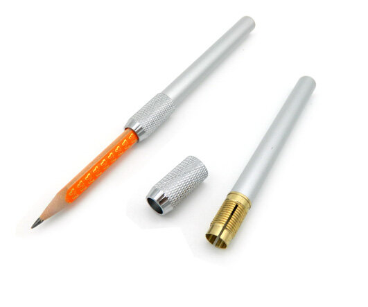 NO NAME 317616 Удлинитель для карандаша HP-11 металлический, регулируемый, серебро (1/1/300)