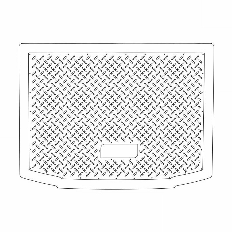 фото Коврик в багажник для УАЗ 3162