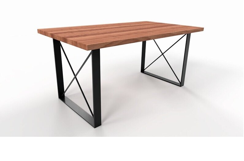 Подстолье/опора из металла для стола в стиле Лофт Модель 12 (2 штуки) - фотография № 4