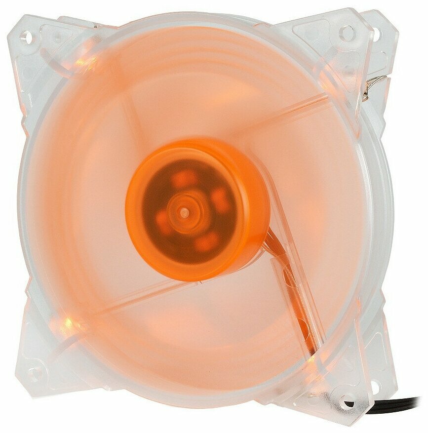 Вентилятор 120мм Crown 1650 об/мин ( CMCF-12025S-1213 ) Orange Led .