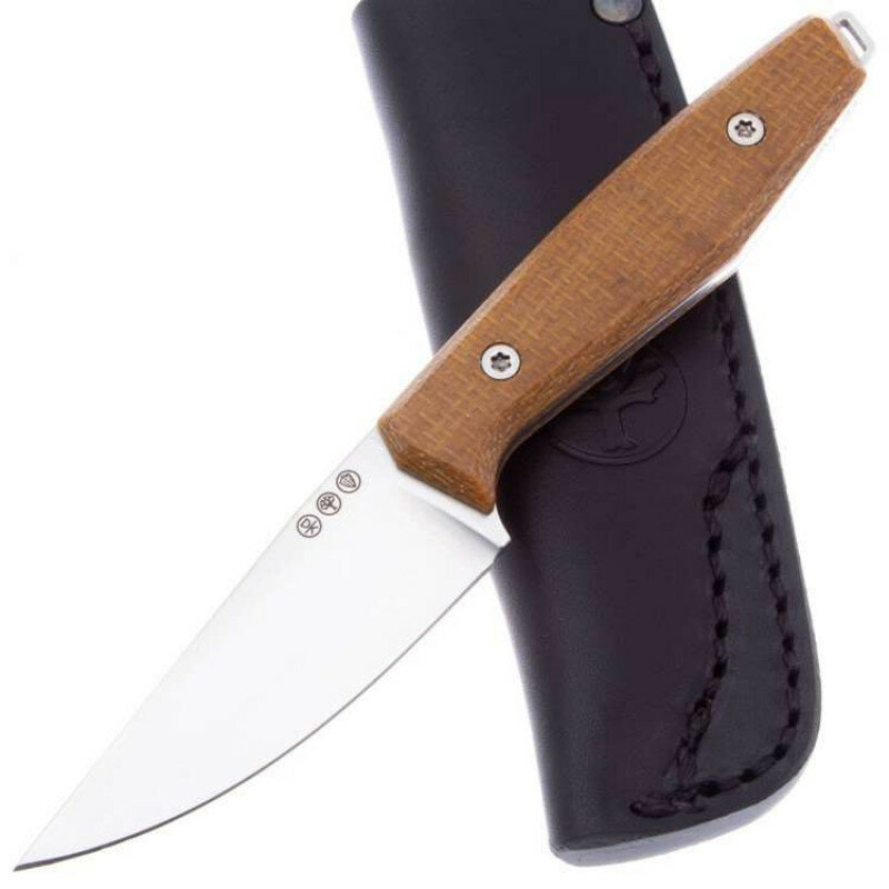 Boker Нож Daily Knives AK2 Drop Point сталь RWL-34, рукоять Mustard Micarta (120502)