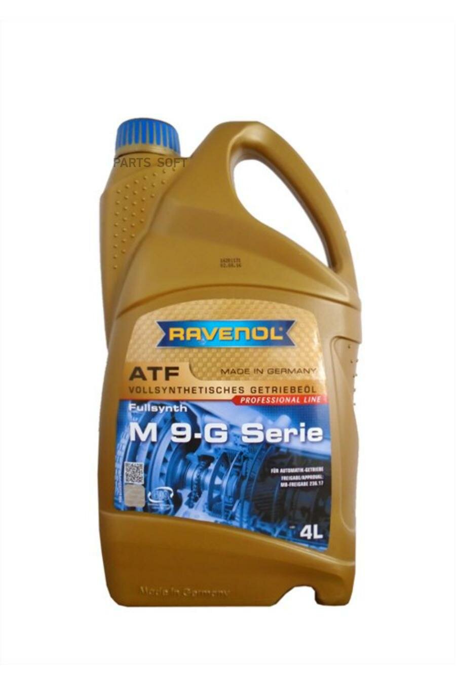 RAVENOL 1211139-004-01-999 Трансмиссионное масло RAVENOL ATF M 9-G Serie ( 4л) new