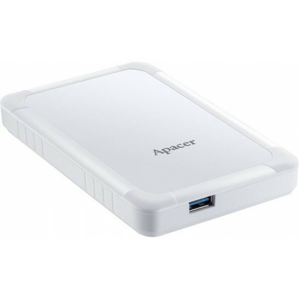 Внешний жесткий диск 2.5 1TB Apacer AC532 AP1TBAC532W-1 USB 3.1, Shockproof, Win/Mac/Linux, White, Retail