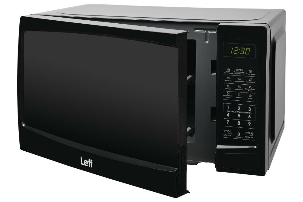 LEFF Микроволновая печь 20L GRILL BLACK 20MD733BG 700W LEFF