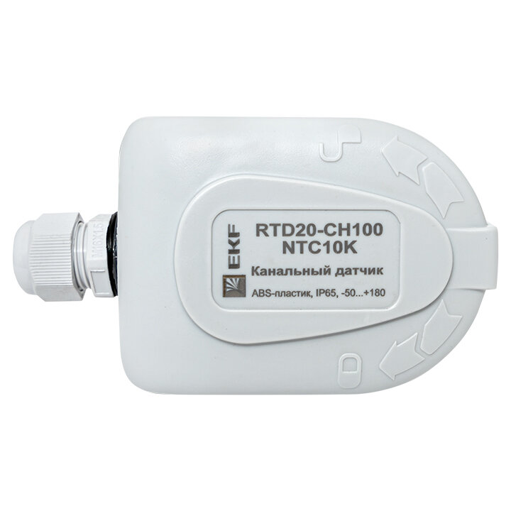 Канальный датчик температуры 100 EKF RTD20-CH100-NTC10K