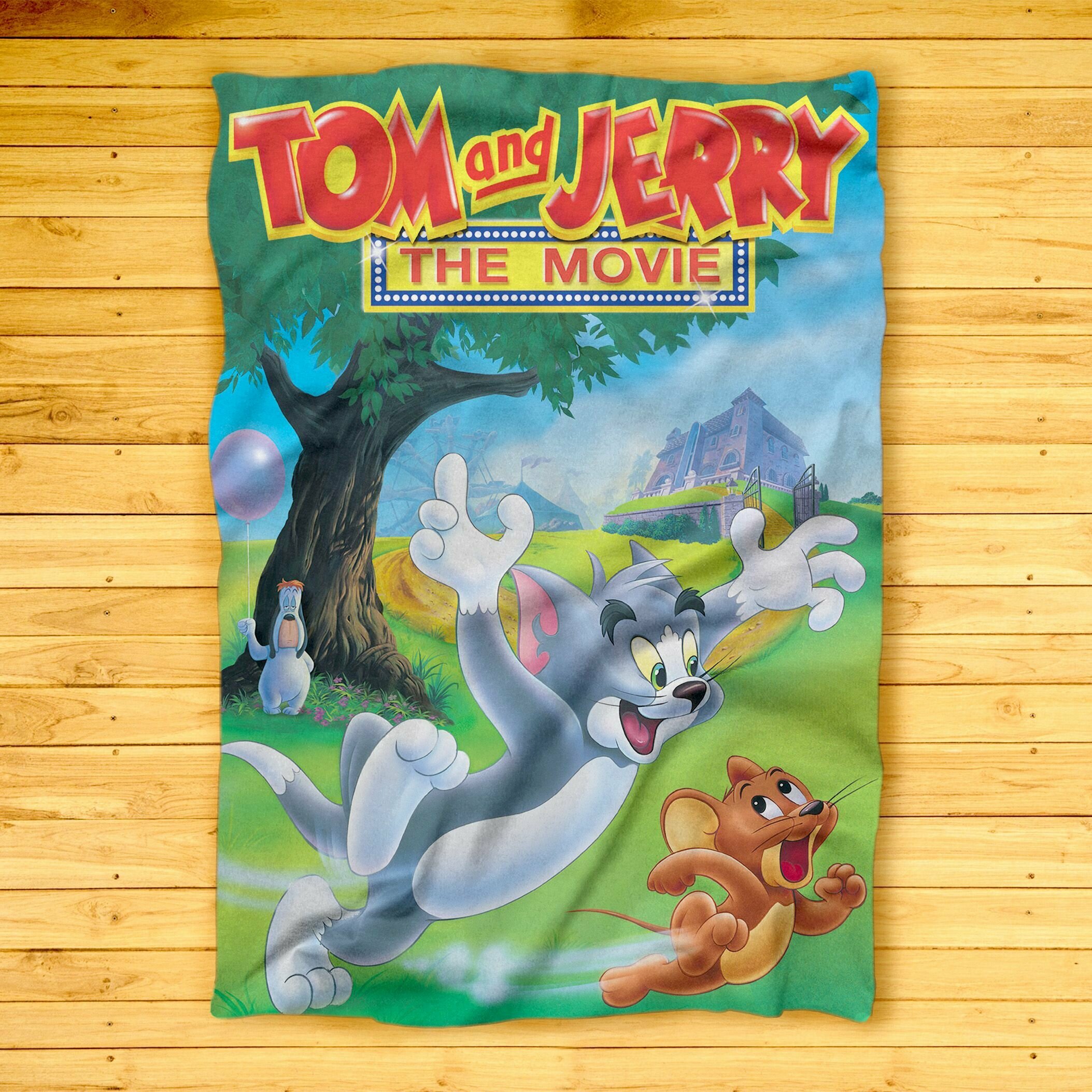 Плед "Том и Джерри" - фотография № 1