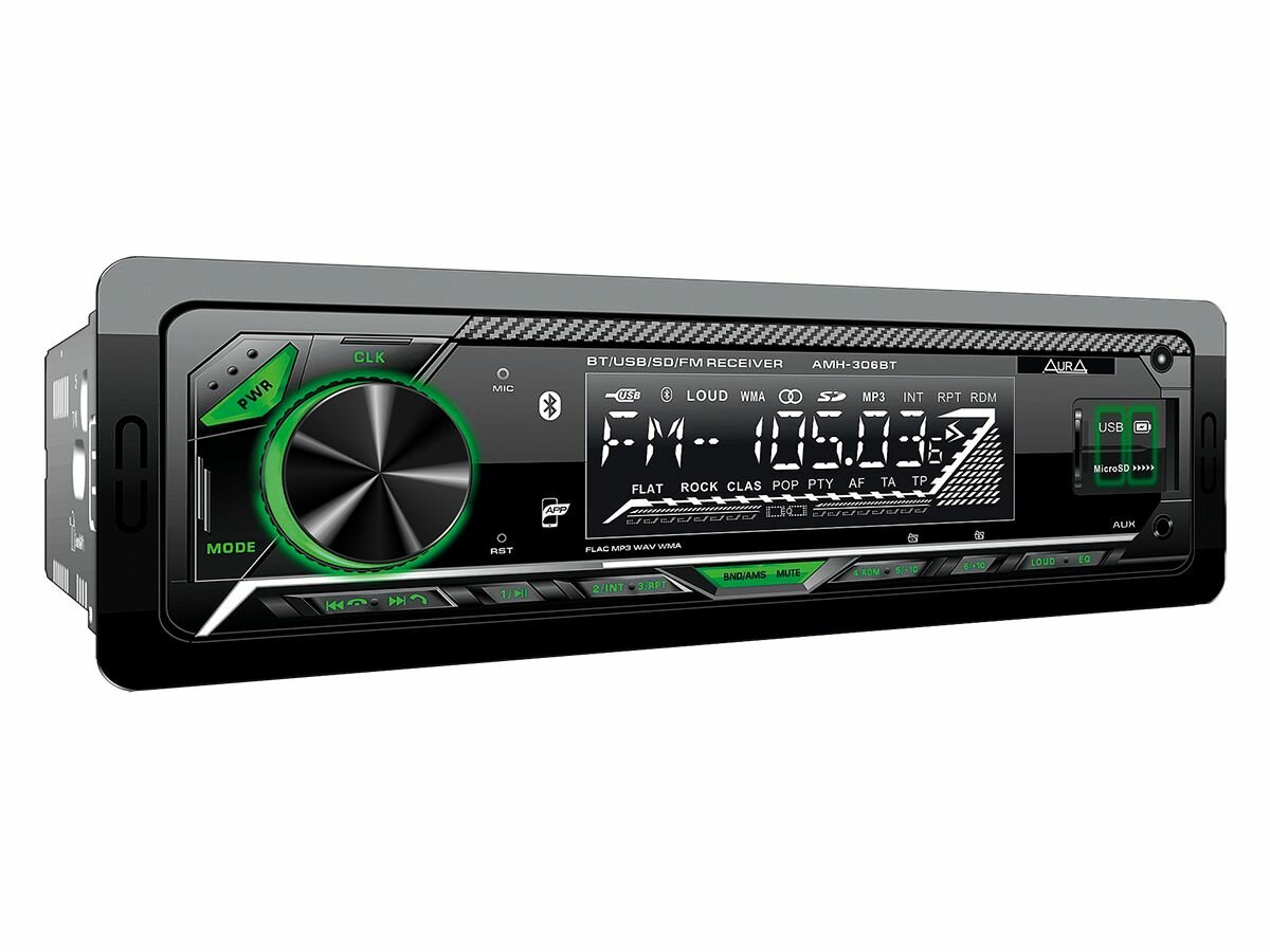 Автомобильный USB/SD ресивер Aura AMH-306BT