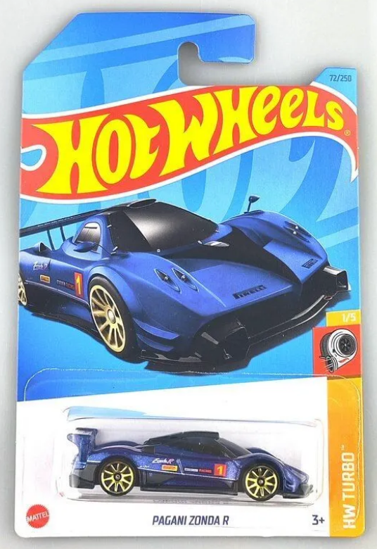 Hot Wheels Машинка базовой коллекции PAGANI ZONDA R синяя 5785/HKK83