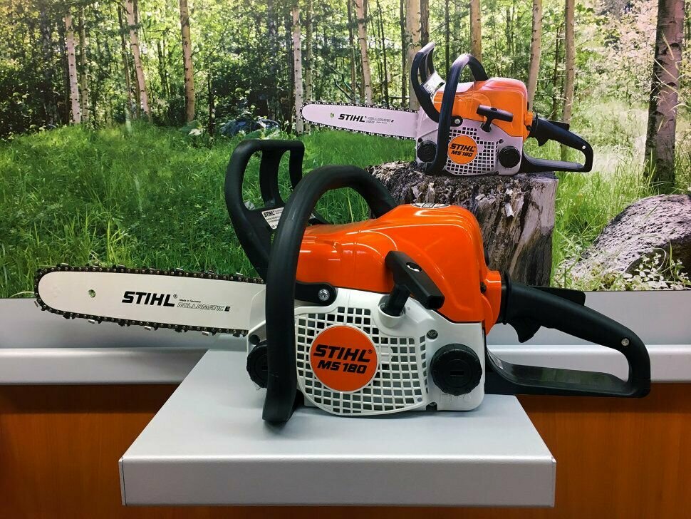 Бензопила STIHL MS180 штиль - фотография № 3