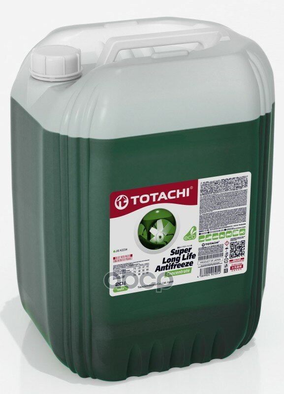 Концентрат Охлаждающей Жидкости Totachi Super Long Life Antifreeze Green 20Л TOTACHI арт. 43620