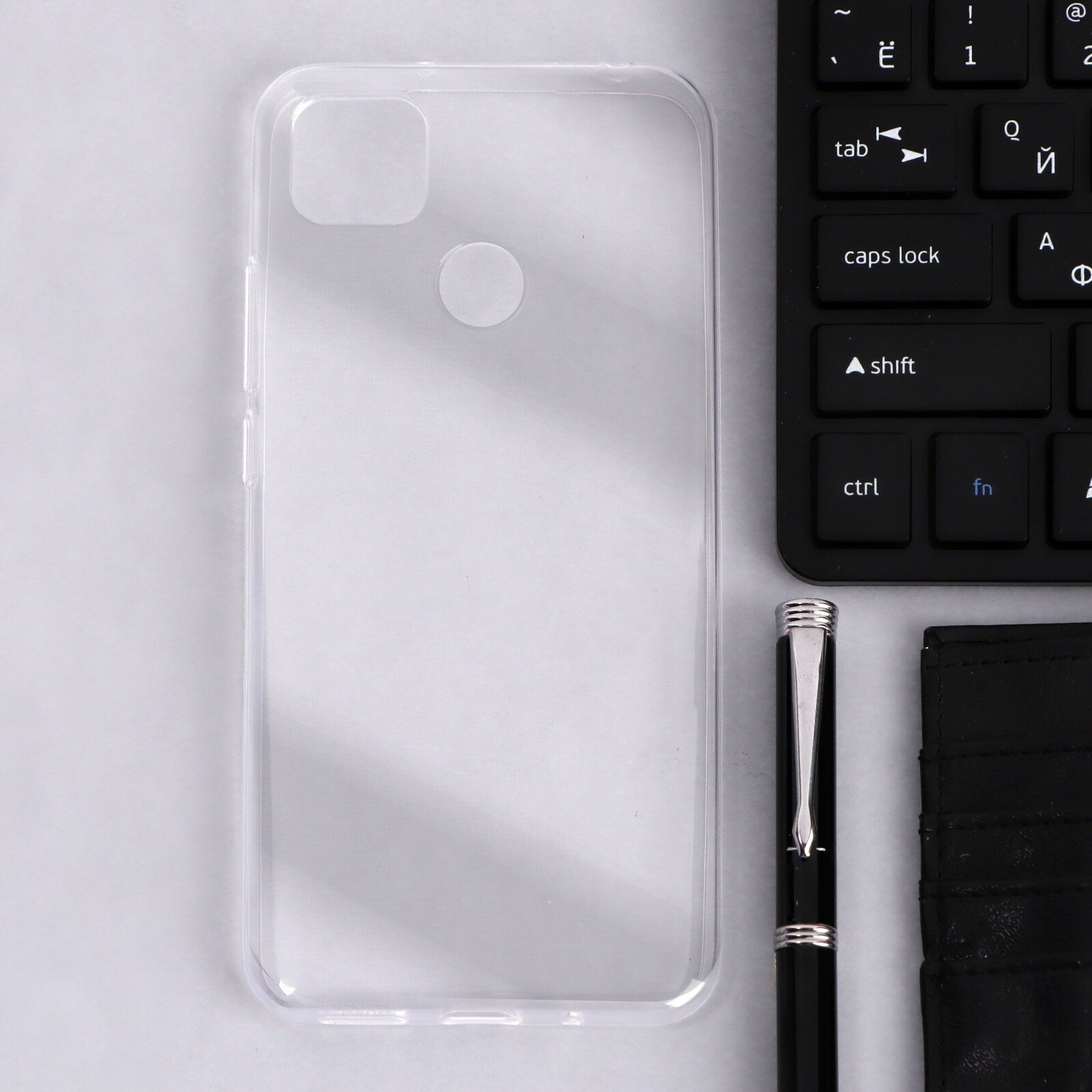 Чехол, для Xiaomi Redmi 10A, силиконовый, прозрачный