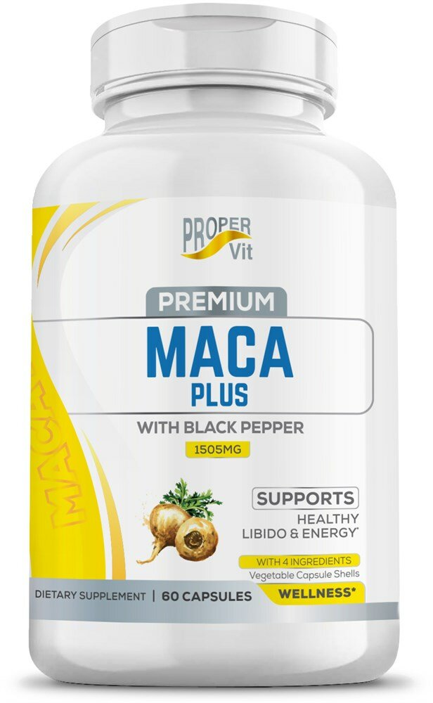 Proper Vit Maca Plus Black Pepper (60капс)