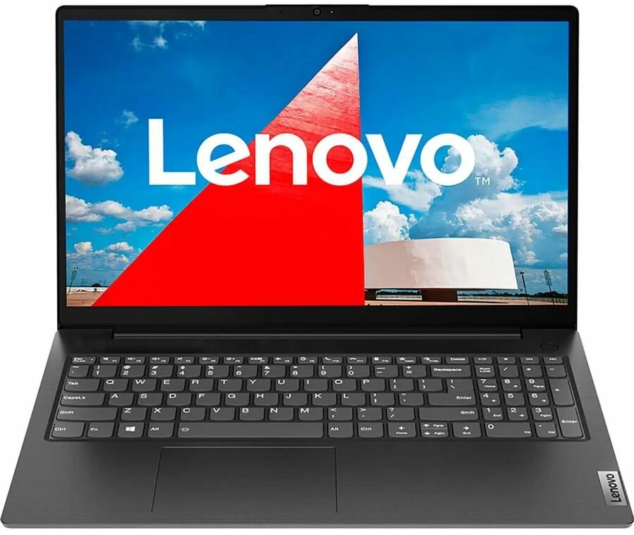 Ноутбук Lenovo V15 G2 ITL, 15.6", Intel Core i5 1135G7 2.4ГГц, 8ГБ, 256ГБ SSD, NVIDIA GeForce MX350 - 2048 Мб, без операционной системы, черный 82KB011HAK