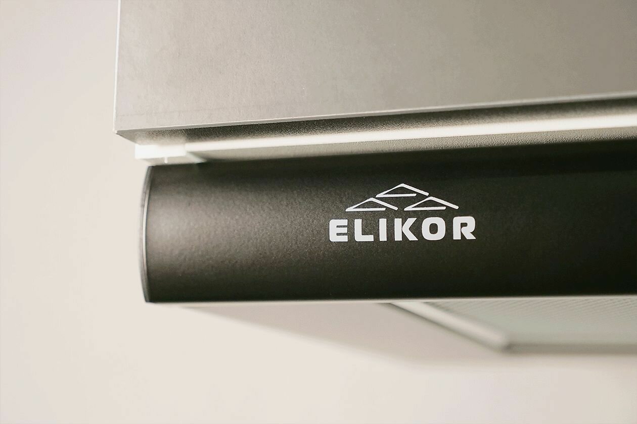 Кухонная Вытяжка ELIKOR Интегра 50П-400-В2Л Чёрный/нержавеющая сталь - фотография № 9