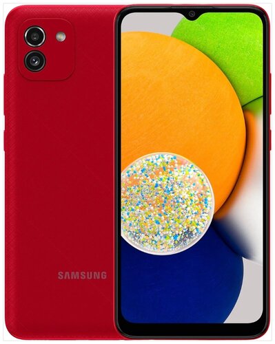 Смартфон Samsung Galaxy A03 3/32 ГБ Красный SM-A035FZRDSKZ