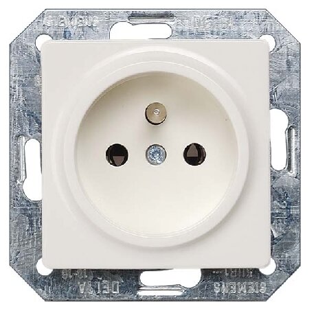 фото Розетка кремово-белая 5UB1350 – Siemens – 4001869057613