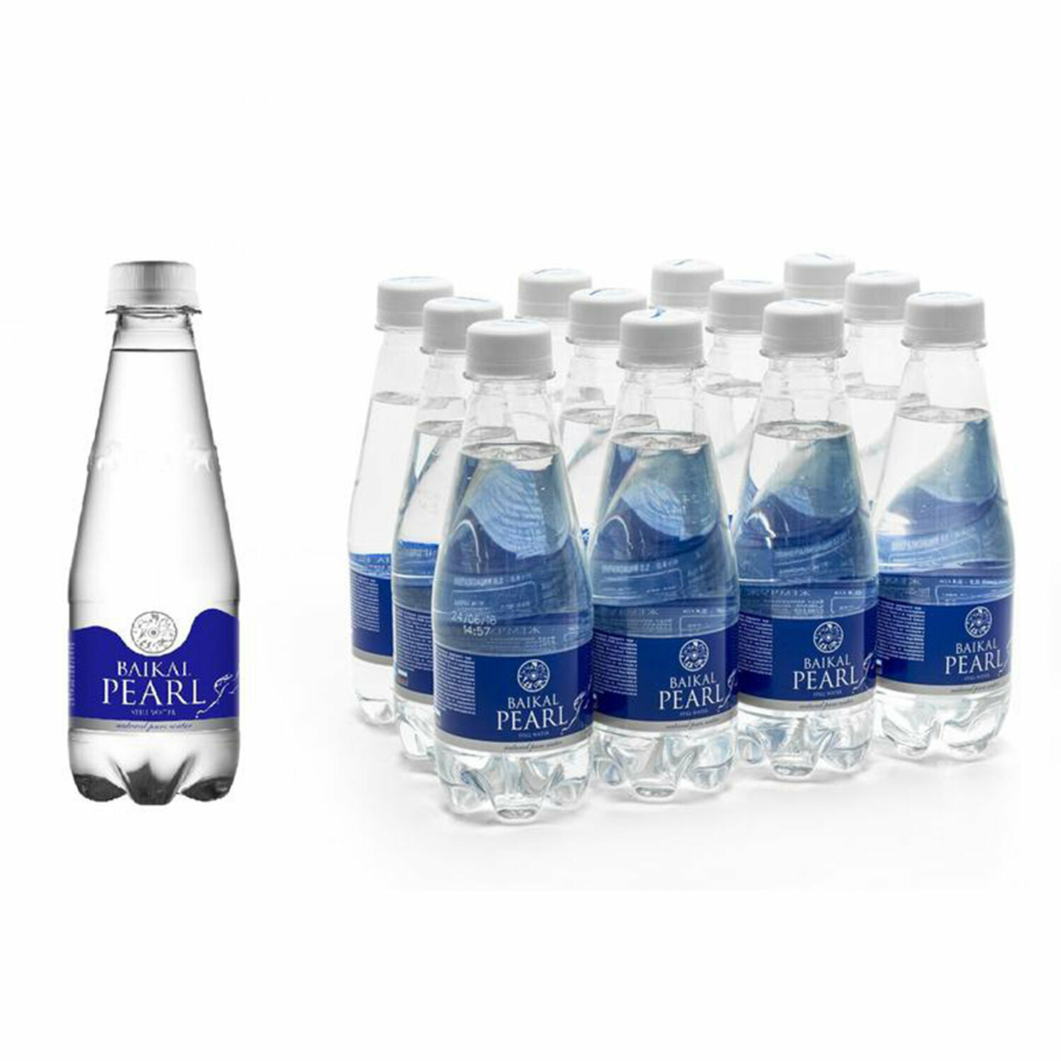 Вода негазированная минеральная BAIKAL PEARL (Жемчужина Байкала) 0,33 л, пластиковая бутылка, 4670010850559 - фотография № 3