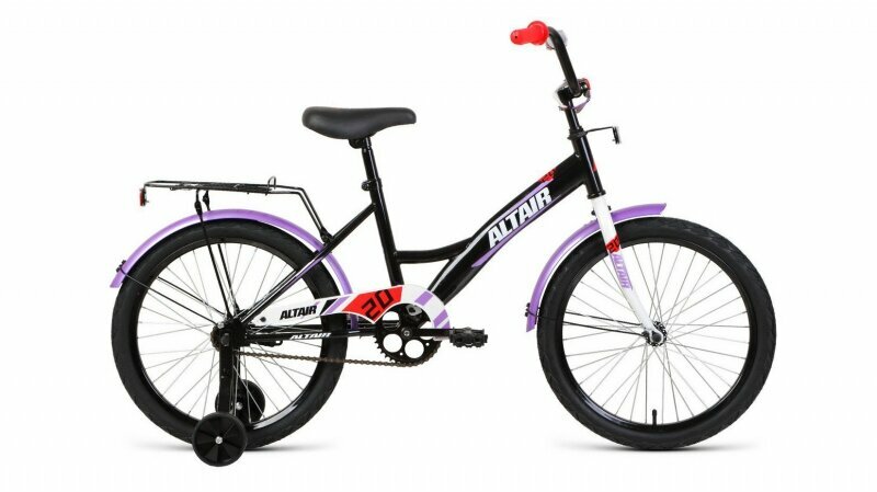 Велосипед 20 FORWARD ALTAIR KIDS 2022 черный/белый