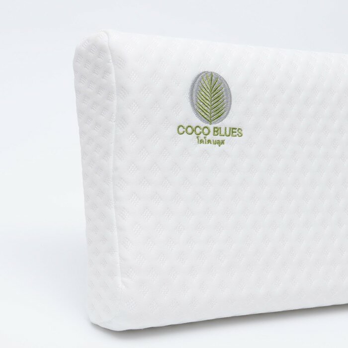 Подушка латексная Coco Blues Latex Pillow, размер 50 х 30 х 7/9 см - фотография № 4